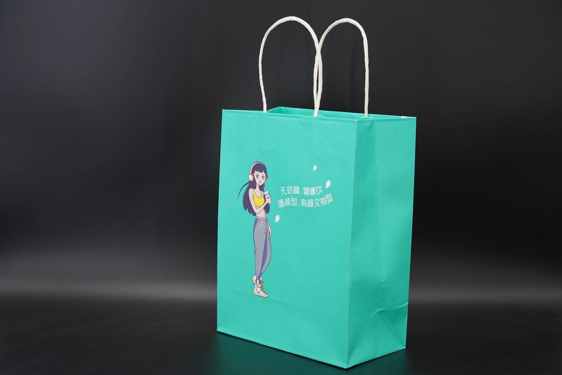 Custom Kraft Paper Packaging Bag Personalized Printed Paper Bags With Handles